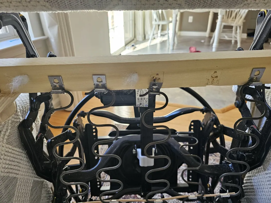 GFR Furniture Repair: Recliner mechanism work